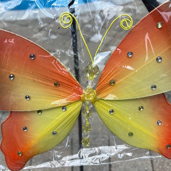 Nylon butterfly brand new package wall decoration fall spring baby patio decor - Picture 3 of 6